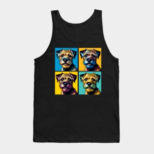 Border Terrier Pop Art - Dog Lovers Tank Top